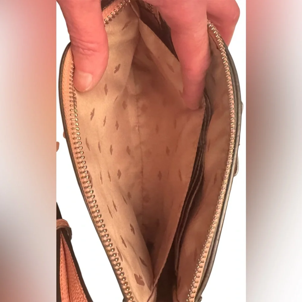 kate spade Pink Crossbody Bag with Bow Accent